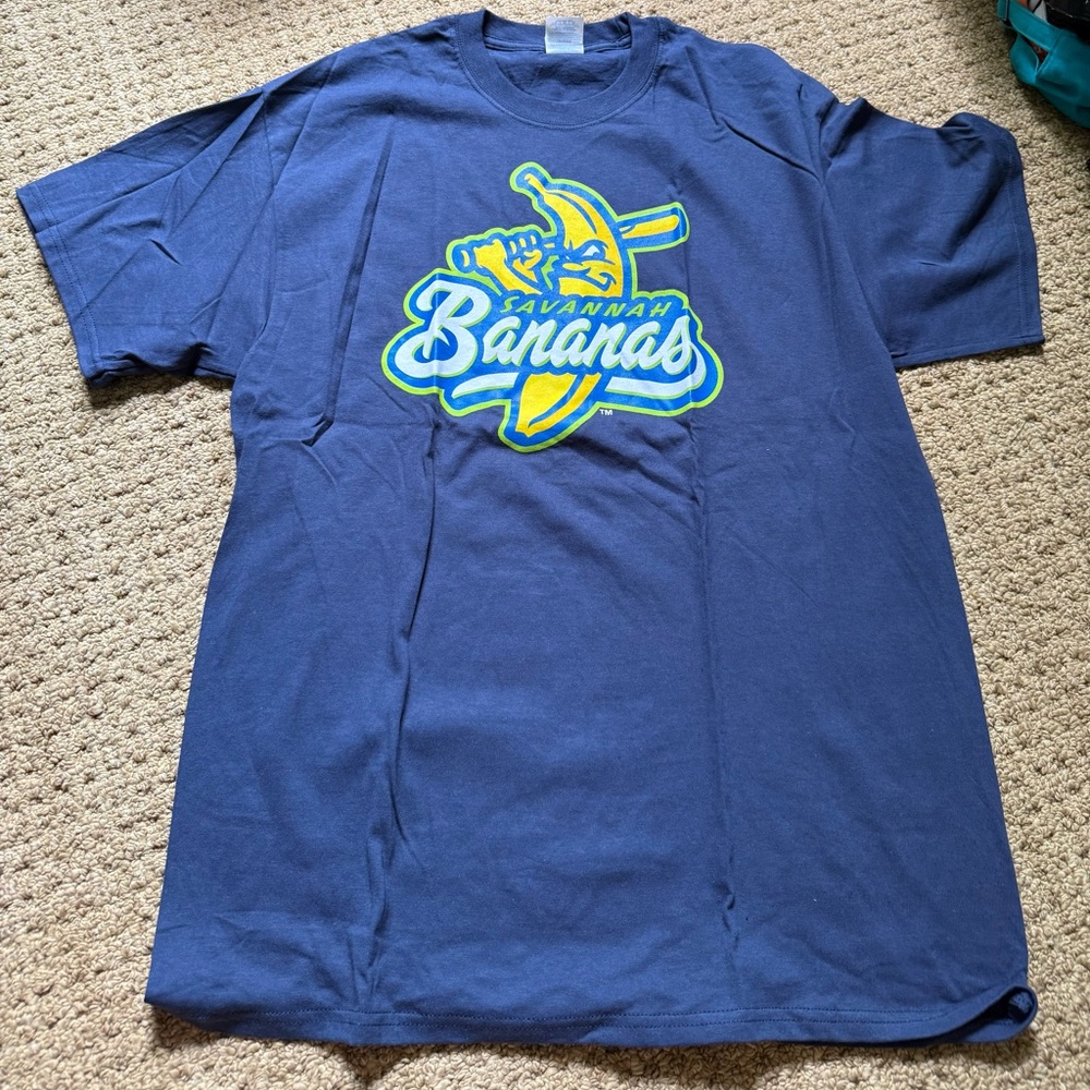 Savannah Bananas Navy T-Shirt Size L